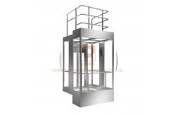 China Panorama Elevator Car Design , Machine Elevator Parts With Frame supplier