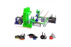China Non Stick Stainless Steel Pot Making Machine Hydraulic Auto Cnc Punching supplier