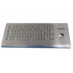 IP65 keyboard wall mountable industrial metal keyboard with trackball and numeric keypads for sale