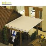 Waterproof Balcony Retractable Roof Awning Remote Motor Control Aluminium Retractable Awning