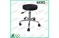 China PU Leather Surface ESD Safe Chairs / Ergonomic Lab Stools Feet Rest Available supplier