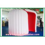 Portable Photo Booth Durable White Inflatable Photobooth , Lighting Blow-Up Photo Booth Tent for sale
