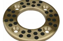 China Casting Aluminum Bronze Thrust Washer With Solid Lubricant 160 HB supplier