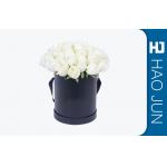 Recycle Cardboard Paper Tube Round Box With Handle  For Flower for sale