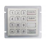 Backlight Metal Keypad With Ps / 2 Interface , Rear Panel Mounting