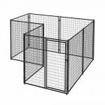 6'X10' Welded Wire Metal Mesh Black Outside Pet Cage Dog Kennel for sale