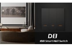 China KNX Protocol 24V Wall Light Switch Smart Home / Hotel Plastic Wall Electrical Switch supplier
