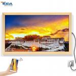 Wood Smart Digital Picture Frame Widescreen 1920*1080P Android OS Opening System for sale