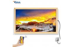 China Wood Smart Digital Picture Frame Widescreen 1920*1080P Android OS Opening System supplier
