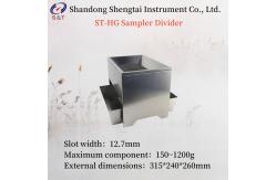 China Slot Width 12.7mm ST-HG sample divider machine Maximum Component 150~1200g supplier