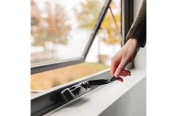 China Home Office Vertical Aluminium Swing Window Customized Size supplier