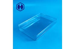 China 330ml Square Plastic Stackable Storage Boxes With Removable Lid supplier