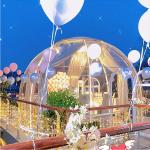 Luxury Transparent Bubble Tent UV Protection ISO Party Dome Tent for sale