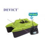 Green Remote control fishing bait boat DEVC-304M 300-500 M Range RoHS Certification for sale