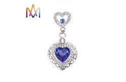 China ODM Supported No Fade Heart Urn Engraved Necklace Charms supplier