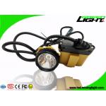 10.4Ah Battery Mining Cap Lights 25000lux Brightness Cable Flashing Headlamp for sale