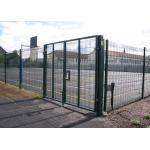 Easily Assembled 50*200mm Anti Rust Metal Garden Fence Gate for sale