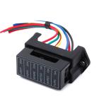 2 Input 6 Output Car Blade Fuse Blocks ATO Inline 12V Fuse Holder With Wire for sale