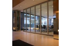 China Movable Fireproof Seperation Wall / Office Tempered Glass Partition Walls supplier