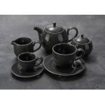 15Pc On Glazed Embossed High Temperature Ceramic Coffee Pot Set for sale