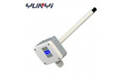 China ABS plastic Air Velocity Transmitter Wind Speed Output Flow Sensor 24V supplier