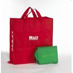 Reusable Non Woven Foldable Shopping Bag Custom Printing For Grocery