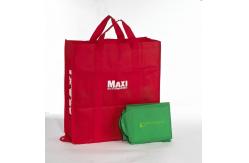 China Reusable Non Woven Foldable Shopping Bag Custom Printing For Grocery supplier