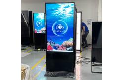 China 4K LCD Advertising Touch Screen Kiosk Floor Stand Digital Signage Display supplier