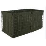 Square Hole Sand Wall 5.0mm Military Hesco Barriers Galvanized Bastion for sale