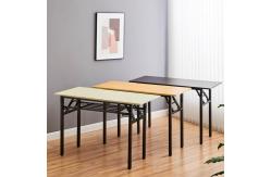 China Rectangular Foldable Training Table Melamine For Meeting Room Conference supplier