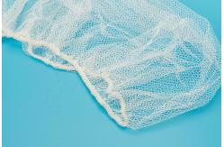 China Anti Dust Disposable Nylon Honeycomb Hairnet With Latex Free Elastic rubber supplier