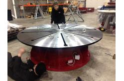 China OEM 15 T Rotary Welding Positioner with Step - Less Frequency Conversion Rotation supplier