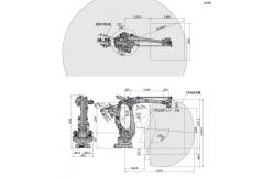 China Kawasaki Manual Service CP700L Column Palletizing Industrial Robotic Arm supplier