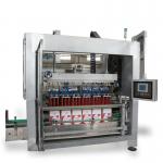 8-20 Bpm Lined Carton Packing Machine 150mm Carton Box Tape Sealing Machine for sale