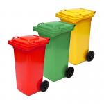 96 Gallon Outdoor Large Plastic Bids Plastic Standing Garbage Bin with Wheels for sale