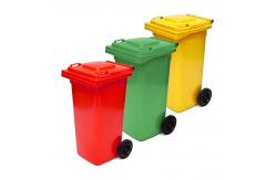 China 96 Gallon Outdoor Large Plastic Bids Plastic Standing Garbage Bin with Wheels supplier