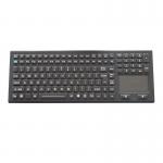 Medical Washable Rubber Silicone Industrial Keyboard With Touchpad for sale