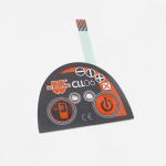 OEM ODM Tactile Membrane Switch , Electronic LED Membrane Keypad Irregular Shape for sale