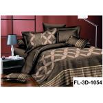 3D Disperse Printed Bedsheet Polyester Sheet Set for sale