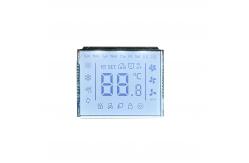 China Customized TN LCD Segment Screen Transmissive White Backlight 4.5V 24PIN supplier