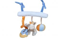 China Vision Developing Newborn Plush Toys Embroidery Logo Hanging Design supplier