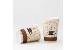 China Disposable Single Paper Cup 7.5 oz 230 ml Plastic free Coating. supplier
