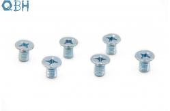 China DIN 965 Cross Recessed Countersunk Flat Head Screws Zinc Plating supplier