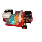 Diesel Engine 9KW Three Tons Dual Bull Wheel Winch Tower Erecting Equipment for sale