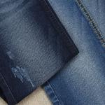 denim fabric  with stretch suitable for women jeans making at 9.9 OZ in dark  blue color for sale