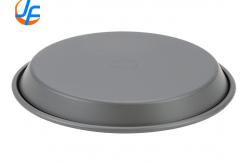 China RK Bakeware China-Pizza Hut Hard Anodized Aluminum Straight Sidewall Pizza Pans supplier
