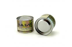 China Custom Mini Kraft Paper Composite Cans With Tinplate Lid and Bottom supplier