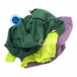 10KG 15KG 20KG 25KG Knit Rags Cutting Waste Rags Cotton fabrics scrap Textile waste 100% Cotton Color Stitched Wiping Rags for sale