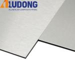 3mm Gold Silver Brushed Acm Aluminum Panels Fireproof Core