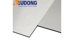 China 3mm Gold Silver Brushed Acm Aluminum Panels Fireproof Core supplier